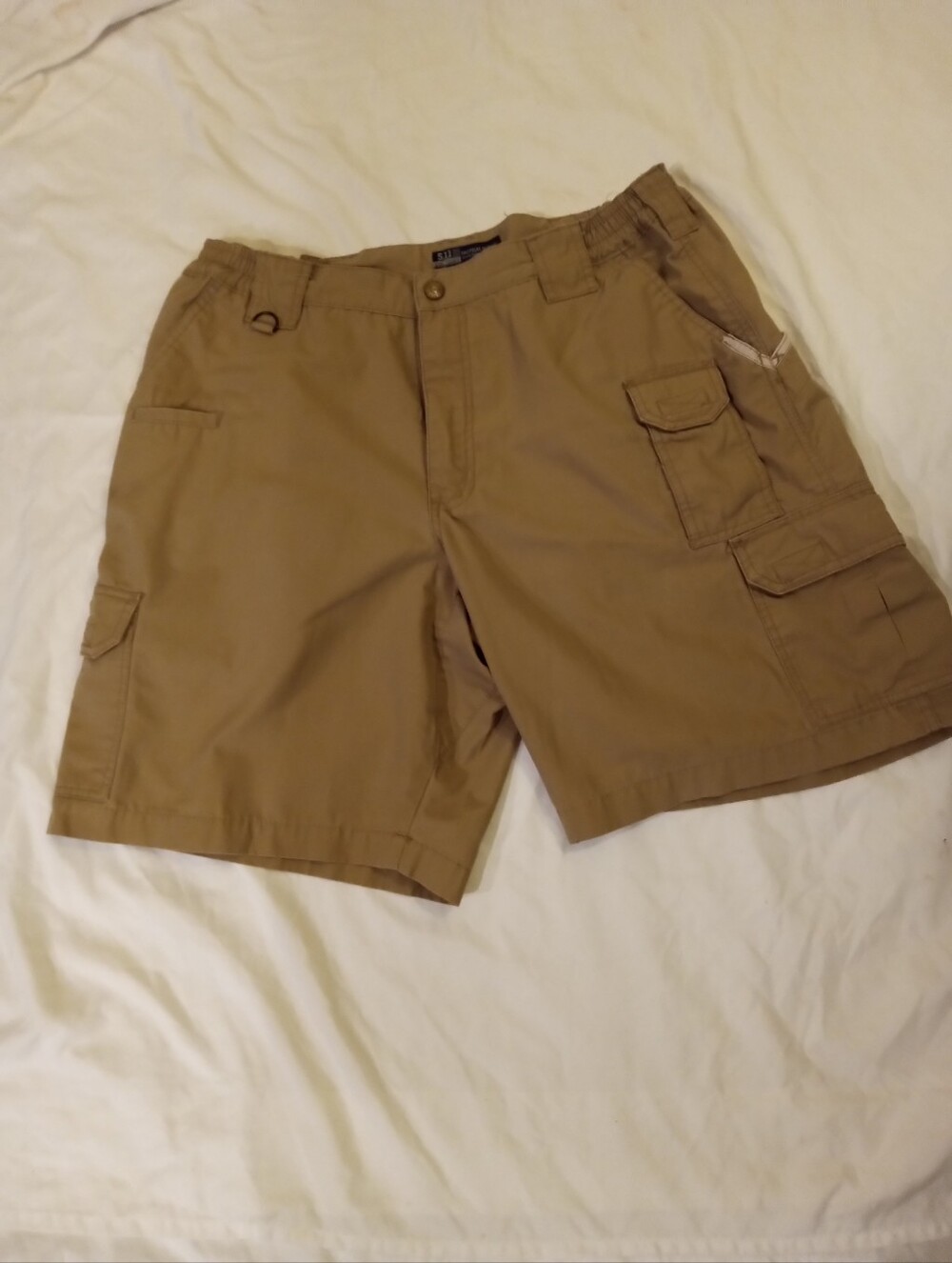 Men's 36X9.5 5w.11 Tactical Men's Cargo Shorts - Tan/Coyte